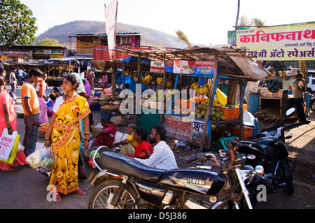 Marketplace in Paud Valle Mulshi Pune India Maharashtra Foto Stock