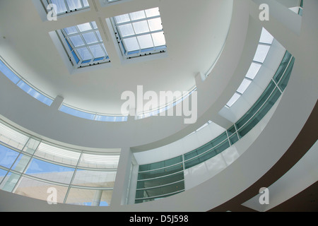 Dettagli interni del Getty Center di Los Angeles, California. Foto Stock
