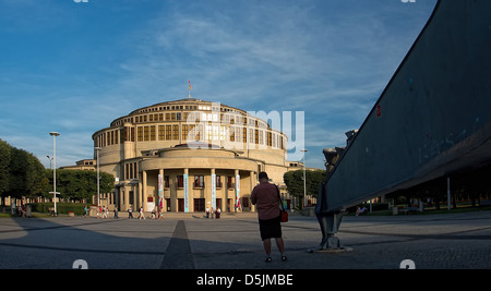 Centennial Hall a Wroclaw Foto Stock
