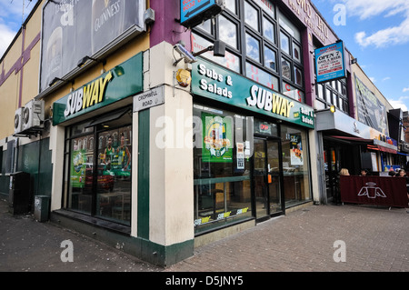 Subway sandwich shop Foto Stock