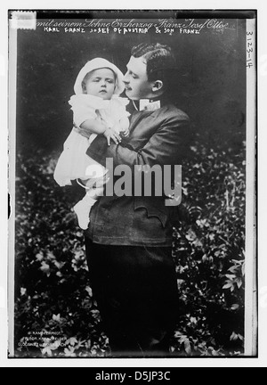 Karl Franz Josef d'Austria & figlio Franz (LOC) Foto Stock