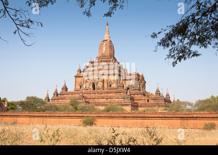 Tempio Sulamani, vicino Minnanthu, Bagan, Myanmar (Birmania) Foto Stock