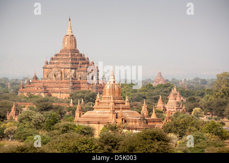 Tempio Sulamani, tempio più grande sul retro, Bagan, Myanmar (Birmania) Foto Stock