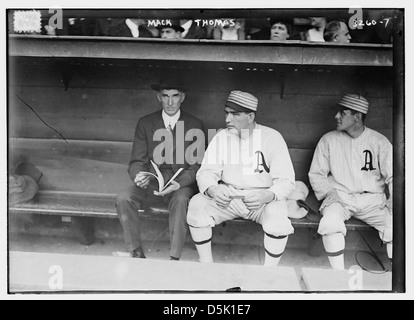 [Connie Mack & Ira Thomas (autobus), Philadelphia AL (baseball)] (LOC) Foto Stock