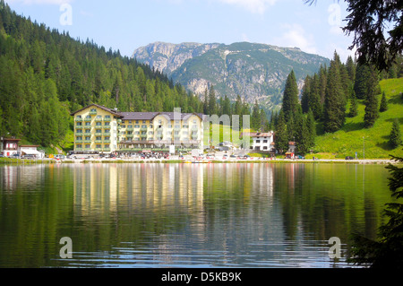 Lago di Misurina, Dolomiti, Italia Foto Stock