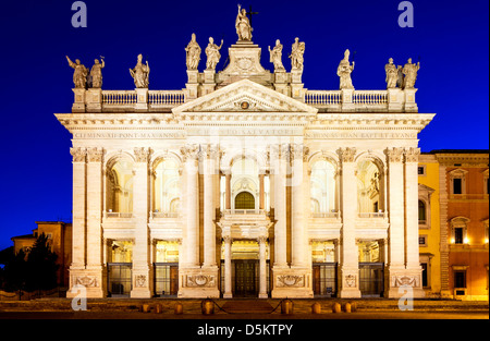 Arcibasilica Papale di San Giovanni in Laterano, Roma, Italia Foto Stock