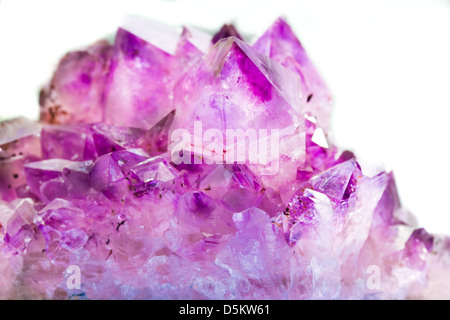 Ametista pietra preziosa Foto Stock