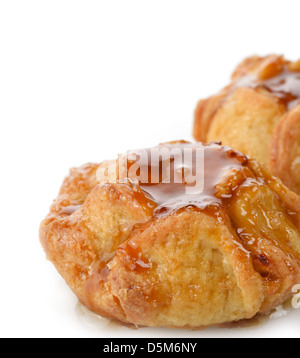 Caramello torte Apple ,Close Up Foto Stock