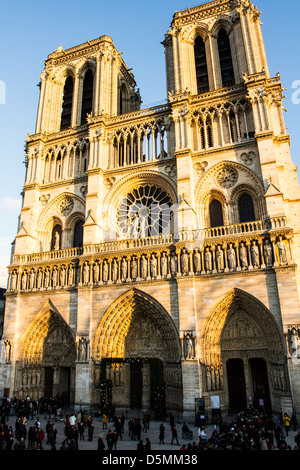 La cattedrale di Notre Dame (Cattedrale di Notre Dame de Paris). Foto Stock