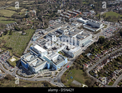 Vista aerea del John Radcliffe Hospital di Oxford, parte della Oxford University Hospitals NHS Trust Foto Stock