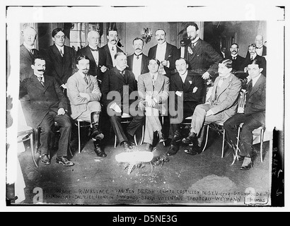 Opalard; Prade; Wallace; Van den Bergh; Comte Castillion de St. Victor; Grunholde; Thomas; treno; Beaumont; Danziel (London Standard); Barri; Valentine; Tabuteau; Weymann (LOC) Foto Stock