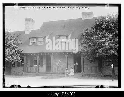 Home degli alunni sulla sig.ra Belmont's farm per ragazze (LOC) Foto Stock