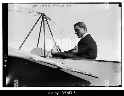 J.M. Johnson in Bleriotype [Plane] (LOC) Foto Stock