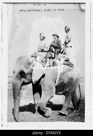 Re Imperatore della caccia in India (LOC) Foto Stock