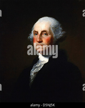 Gilbert Charles Stuart, George Washington il primo presidente. 1797 olio su tela. Foto Stock