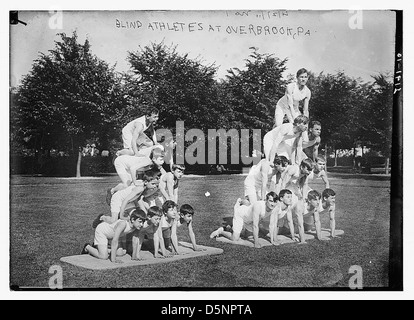 Atleti ciechi a Overbrook, Pa. (LOC) Foto Stock