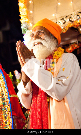 New Delhi street party, India Foto Stock