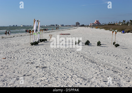 Pete Beach è una città costiera a Pinellas County, Florida, Stati Uniti, famoso per il suo status come destinazione turistica Foto Stock