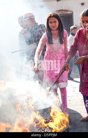 Bhaktapur, Kathmandu, Nepal Foto Stock