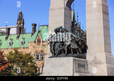 National War Memorial, Ottawa, Ontario, Canada Foto Stock