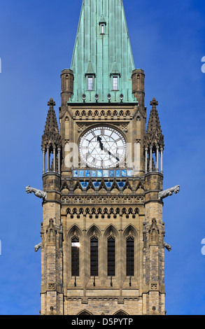 Torre di pace, gli edifici del Parlamento europeo, Ottawa, Ontario, Canada Foto Stock