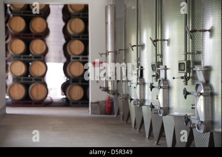 Undurraga i vigneti e la cantina di Talagante Cile Foto Stock