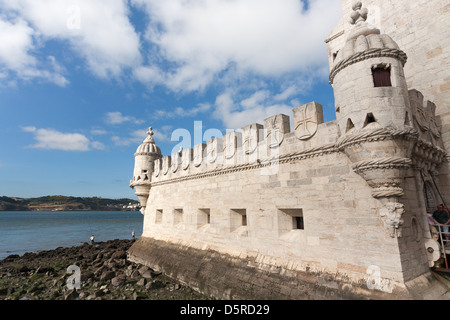 La Torre di Belem Belem Lisbona Portogallo Foto Stock