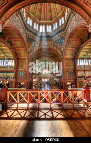 Melbourne la maestosa Royal Exhibition Building. Foto Stock