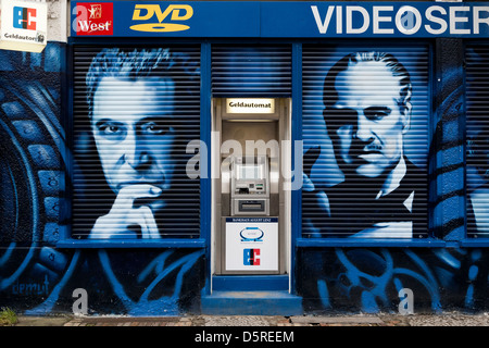 Noleggio video shop in Prenzlauer Berg di Berlino, Germania. Foto Stock