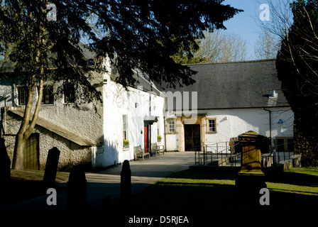 Casa Prebendal, Llandaff Cathedral, Cardiff, Galles del Sud, Regno Unito. Foto Stock