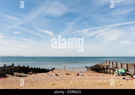 Whitstable in Kent beach, England, Regno Unito Foto Stock