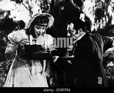 JOYCE COMPTON, BUSTER KEATON, il villain ancora perseguito il suo 1940 Foto Stock