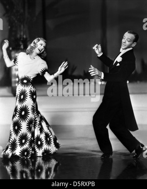 GINGER ROGERS, Fred Astaire, balliamo, 1937 Foto Stock