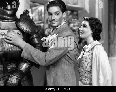 ROBERT DONAT, JEAN PARKER, il ghost goes West, 1935 Foto Stock