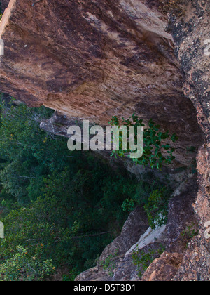 Una scogliera valli in Pai Canyon (Kong Lan), Mae Hong Son, Thailandia Foto Stock