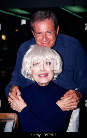 Jerry Herman e Carol Channing Prova il tour internazionale di "Hello Dolly!". La città di New York, Stati Uniti d'America - 16.06.94 Foto Stock