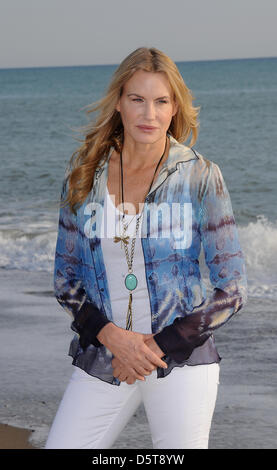 Noi attrice Daryl Hannah pone per le immagini durante la Hermes aquile Presidente Golf Cup a gala Nobilis Robinson Club in Belek, Turchia, 17 novembre 2012. Celebrità da sport, film e gioco di economia per le fondazioni come bambini fondi di emergenza e il Beckenbauer fondazione. Foto: Ursula Dueren Foto Stock