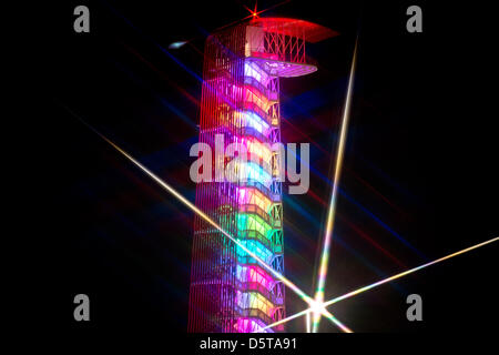 La torre illuminata anfiteatro presso il circuito delle Americhe di Austin, Texas, Stati Uniti d'America, 18 novembre 2012. Foto: David Ebener/dpa Foto Stock