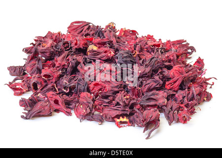 Essiccati fiori di ibisco Foto Stock