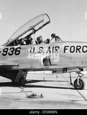 Lockheed T-33A-1-LO 'Sfischio Star' Foto Stock