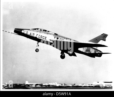 North American F-100D 'Super Sabre' prototipo. Foto Stock