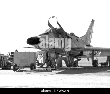 North American F-100A 'Super Sabre' del ARIZ-ANG. Foto Stock