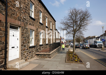 Strada principale moira county down Irlanda del Nord Regno Unito Foto Stock