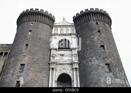 Maschio Angioino, Castello di napoli, Italia Foto Stock