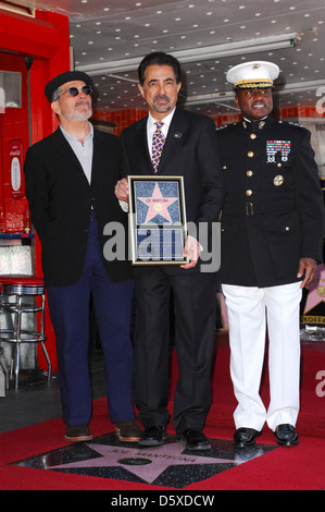 David Mamet, Joe Mantegna, Generale Willie Williams Joe Mantegna riceve i 2,438th della stella sulla Hollywood Walk of Fame Los Foto Stock