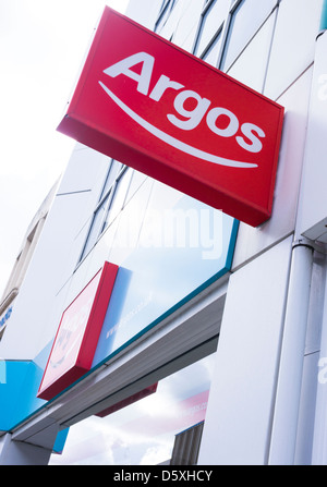 Argos Store segno anteriore. Foto Stock