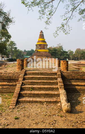 Vecchio Chedi a Wiang Kum Kam, antica città Foto Stock