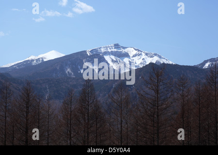 Inverno di Mt. Ioudake, yatsugatake, Nagano, Giappone Foto Stock