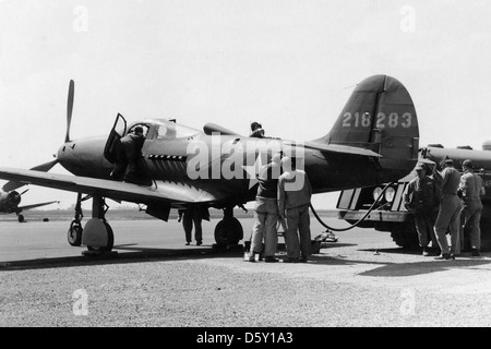 Bell P-39 'Aircobra' del 118a Tactical riconoscimento Squadron. Foto Stock