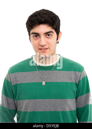 Ritratto di giovane uomo guardando la fotocamera Foto Stock